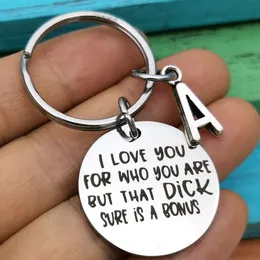 Rolig Keychain Gåvor för pojkvän Fiance Make, Anniversary Födelsedag Valentines Day Key Chain Gift Keyfob