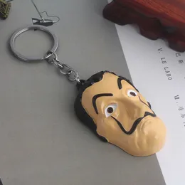 Car Keychains La Casa De Papel Mask Keychain Salvador Dali Money