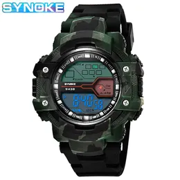 Men Electronic Wristwatch Camouflage Military Sports Wrist Watches Alarm Calendar Multi-function Digital Waterproof Watch Wristwatches