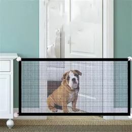 Dog Apparel FML Pet Fence Portable Magic Gate Ingenious Folding Safe Guard Mesh For Indoor And Outdoor Protection