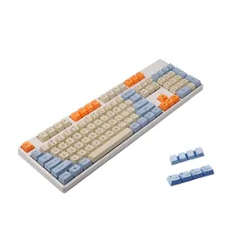 YMDK Godspeed Top Print Thick PBT Mac keys OEM Profile Keycaps Suitable Standard ANSI 61 TKL 108 MX Mechanical Keyboard