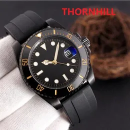 Автоматическое движение дизайнерские часы самоирата мужские механические дежурные президент резиновые силиконовые наручные часы
