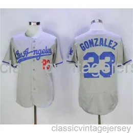 Broderi Adrian Gonzalez American Baseball Famous Jersey Stitched Men Women Youth Baseball Jersey Storlek XS-6XL