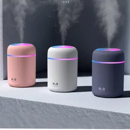 Portable Air Humidifier Ultrasonic Aromatherapy 300ml 270ml 250ml 200ml Essential Oil Diffuser Sprayer Cool Mist Maker Fogger Aroma Difuser Car Home Humificador