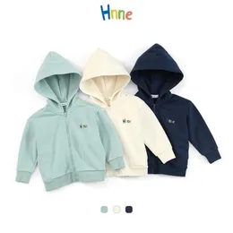 Hnne Autumn Hoodies Kid Zip Up Embroidery Sweatshirts Boy Girl Jackets Children Tracksuits HJ151180 211023