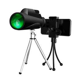 Telescope Monocular Optical HD 2000T Lens BAK4 Day Night Vision 1500m/9500m Outdoor Camping Hiking
