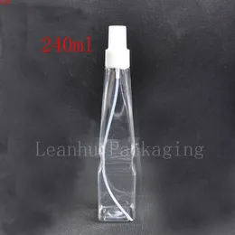 240ml plastikowa butelka, Butelka Spray typu Tower, z białą opryskiwacz, 240CC butelki perfum, wyprzedaż 30 sztuk / lotGood Qty