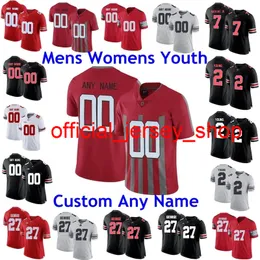 NCAA Ohio State Buckeyes Trikots Justin Fields Trikot Chase Young Haskins Jr. Elliott Eddie George College Football Trikots individuell genäht