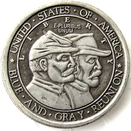 US 1936 Battle Half Dollar versilbert Handwerk Gedenkkopie Münze Metallstempel Herstellung Fabrikpreis