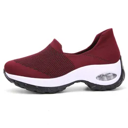 Breathable Top quality Comfortable Sports shoes Mesh thick-soled middle-aged and elderly Spring Fall Trainers Sneakers Walking
