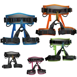Rock Climbing Harness Aerial Work Säkerhetsbälte Speed ​​Drop Outdoor Protect Safety Wear Resistant Fall Prevention 119XDF1