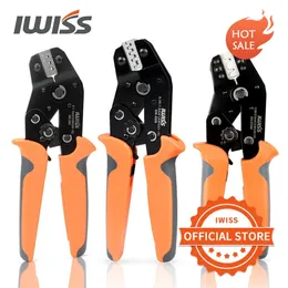 Iwiss Mini Hand Crimping Tool SN-28B / 48B / 58B / 01BM / 03BM / 2546B / 2549 / SN-05B / SN-02C DuPont JST Crimper Tänger Elektriska klämverktyg 211110