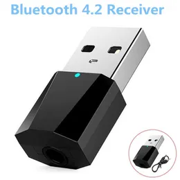 1 ADET USB Bluetooth 4.2 PC MP3 MP4 Hoparlör Kulaklık Için Stereo Ses Alıcısı