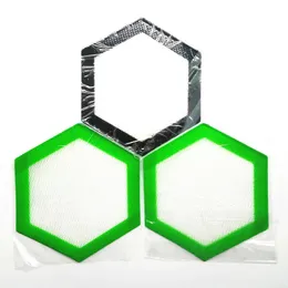 Hexagon Silicone Tableware Mats Milk Coffee Cup Non-slip Insulation Pads Anti-stain Placemats Home Kitchen Table Decoration BH5603 WLY