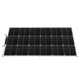 90W 18V ETFE Universal Solar Panel Batteriladdare Power Charge Kit för RV Car Boat Camping