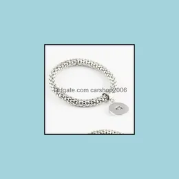 Charm Bracelets Jewelrydiy Noosa Chunk 18-20Mm Metal Diy Ginger Statement Jewelry Snap Button Bracelet Charms Drop Delivery 2021 Xfnr2