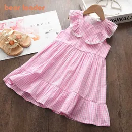 Bear Leader Summer Girls Abiti casual Princess Party Dress Fashion Baby Kids Girls Abbigliamento Polka Dot Mesh Party Dresses 210708