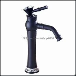 Bathroom Sink Faucets Faucets, Showers & As Home Garden Waterfall Faucet Single Handle Basin Mixer Cold And Water Black/Nickel Tap Drop Deli