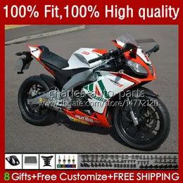 Injektionsformmissor för Aprilia RSV4 RSV 1000 RSV-1000 RSV1000 R RR 16 17 18 19 Orange grön karosseri 40NO.65 RSV1000RR 2016 2017 2018 2019 RSV1000R 16-19 OEM-kropp