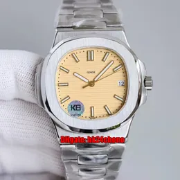 8 Stili Orologi di alta qualità K6F 40X9mm Nautilus 5711 Cal.324 Orologio da uomo automatico Quadrante in oro rosa Bracciale in acciaio inossidabile Orologi da polso sportivi da uomo