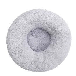 Hundbäddar House Soffa Round Plysch Mat för Små Medium Dogs Stora Labradors Cat House Pet Bed DCPet Drop 210915