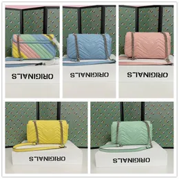 Klassisk högkvalitativ lyxdesigner axelväska handväskor Marmont dam handväska messenger bags handväska fem-färgs spot free ship
