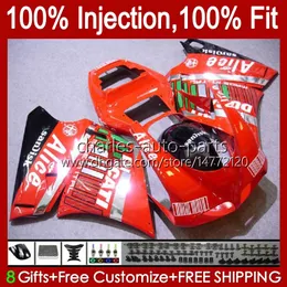 Injection Fairings For DUCATI 748 853 916 996 998 S R 94 95 96 97 98 42No.77 748R 853R 916R 996R 998R 94-02 Red green hot 748S 853S 916S 996S 998S 1999 2000 2001 2002 OEM Body
