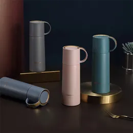 Water Thermos 304 Stainless Steel Tumbler 350ml Vacuum Flask Coffee Bottle Garrafa Termica 210423