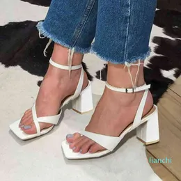 Buty Sukienka Sandalias de Alto Transpiables Con Cordones Para Mujer Zapatos Informales Pomo en el Do verano