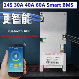 14S 13S 48V 51.8V 30A 40A 60A Samrt BMS with bluetooth APP communication function for 51.8V 48V li-ion ebike batery pack