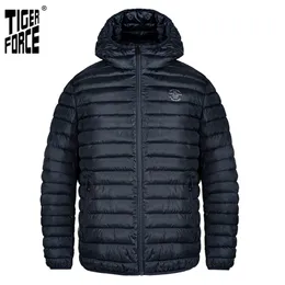 Tiger Force Men Jacket Spring Casual Fashion High Quality Solid Zipper Herrkläder Coat Casual Fashion Parka 50402 211124