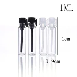 1ml szklane butelki z upuszczeniem MINI Essential Oil Dropper Butelki Pusta Podróż Próbka Butelki Perfumy Tube