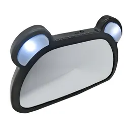 Other Interior Accessories Est Infant Safety Rearview Mirror Children'S Observation Rotatable LED Car Baby Monitor