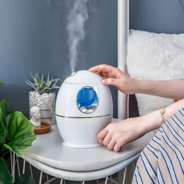 800 ml Ultrasonik Nemlendirici Hava Humidificador Aroma Uçucu Yağ Difüzör Fresher Sisleyici LED Işık Ile Ev Ofis 210724