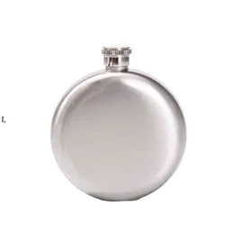 5OZ Portable Round Whiskey Flask Alcohol Hip Flasks Drinkware Accessories Wine Bottle Russian Liquor Pot Bar Travel Supplies RRA12486