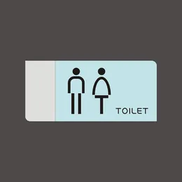 Mattierte Acryl-Toilettentürschilder, Metallsticker, Hinweisschild, Badezimmer, WC-Tipps, Beschilderung, individuelle Anleitung, Schild, andere Hardware