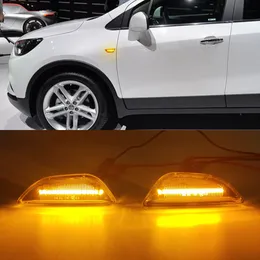 1 zestaw dynamiczny marker boczny LED płynących Sygnał Sykretna lampa miga do Opla Mokka X Chevroleta Trax 2013-2020 Buick Encore