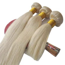 Peruwiańskie dziewicze Humanhairy przedłużenia proste fali podwójne wątki do włosów 1026 cali blondynka prosta DHL