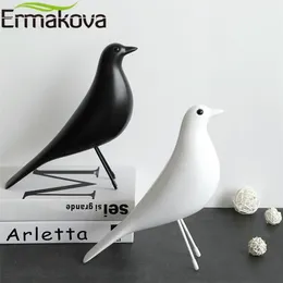 Ermakova Mid Century Ptak Figurka Dom Zwierząt Statua Pokoju Europejska Maskotka Home Bar Kawa Decor 210924