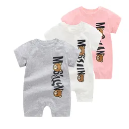 Baby Säuglingsspielanzug Neugeborene Overall Langarm Baumwolle Pyjamas 0-24 Monate Strampler Designer Kleidung