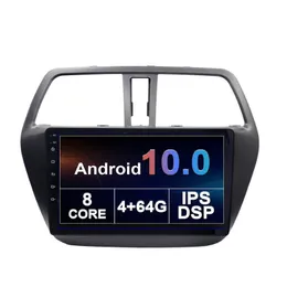자동차 DVD 플레이어 터치 스크린 네비게이션 시스템 미디어 Suzuki S-Cross 2014-2017 고품질 지원 TPMS OBD 역방향 카메라 디지털 TV