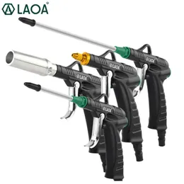 Laoa Högtryck Aluminiumlegering Blow Gun Air Jet Professional Rengöringsverktyg Damm 210719