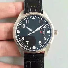 Klasyczne nowe męskie zegarek automatyczny brązowy skórzany czarny niebieski sport zegarki ze stali nierdzewnej Sapphire Watche