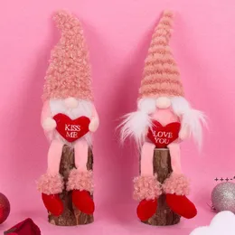 バレンタインデーGNOMEぬいぐるみ人形スカンジナビアのトムイス小人声の玩具バレンタインの贈り物女性/男性の結婚式のパーティー用品JJE12164