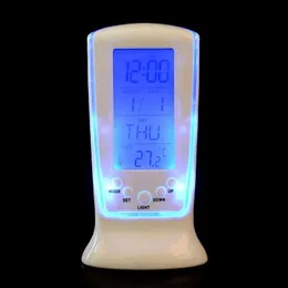 Andere Uhren Zubehör Hintergrundbeleuchtung LED Digitaluhr Home Kalender Datumsanzeige Alarm Multifunktions Elektronische Tischdekoration