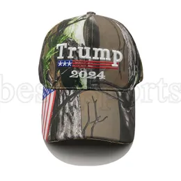 Donald Trump 2024 Bonés de Beisebol Camuflagem EUA Cap de Eleição Presidencial Ajustável Esportes Ao Ar Livre Camo Trump Hat Cyz3144