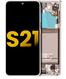Tela OEM para Samsung Galaxy S21 LCD G991 AMOLED Touch Panels Touch Panels Digitador Assembly With Frame
