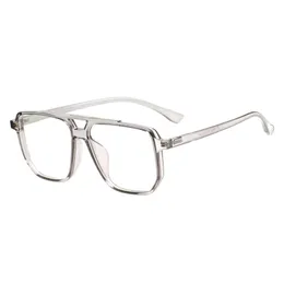 ファッションサングラスは男性と女性の大型特大の眼鏡TR90処方箋用の軽量透明フルリムアイウェアフレーム