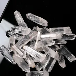 DIY Natural White Crystal Stone Gemstones För Handgjorda Rope Hänge Halsband Armband Heminredning Smycken Resultat Tillbehör
