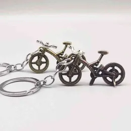 Chaves de chaves da montanha, modelo de pendente de motocicletas, modelo criativo, cor de aço inoxidável, acessórios 3D